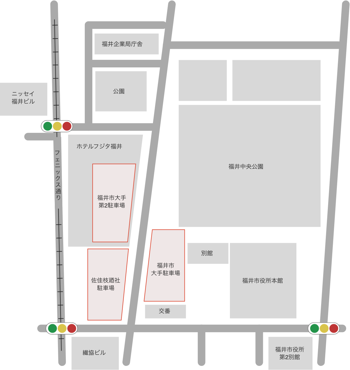 『和心味』NAGOMI『たち花』駐車場マップ